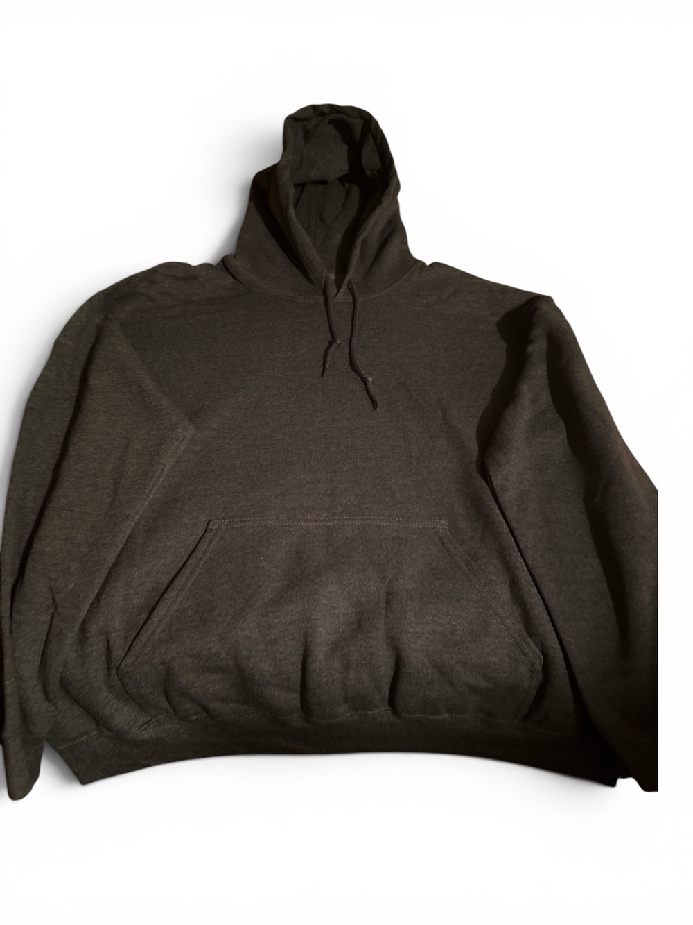 Gildan Men's Grey Pullover Hoodie NWOT 50% Cotton/50%Polyester